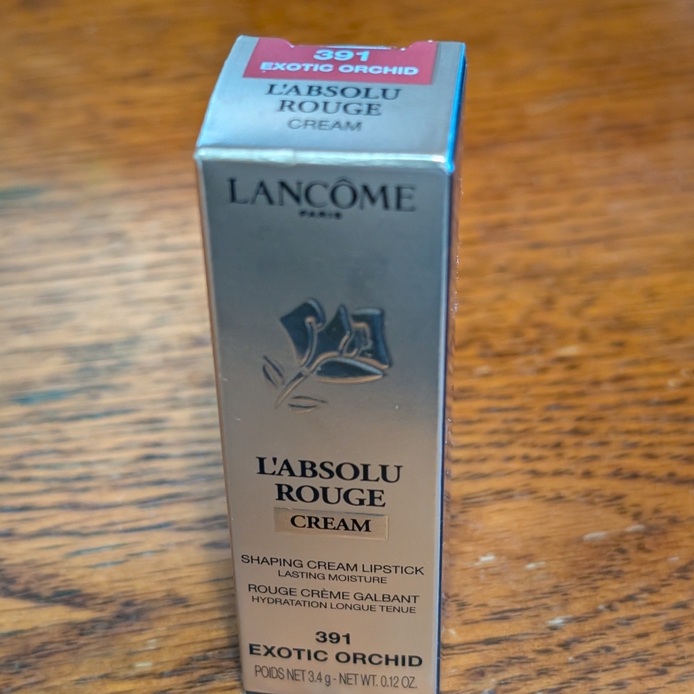 NEW Lancôme L'Absolu Rouge Cream Lipstick FULL SIZE - Exotic Orchid (391)